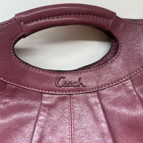 Coach Dual Carry Handbag Dusty Rose Tote Purse Pocketbook E0967-14055 - Picture 2 of 10